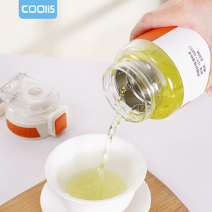 Bouteilles d'eau en verre avec couvercle en silicone, colorées, anti-fuite, petite capacité, mignonnes, pour cadeau - Product Image 4