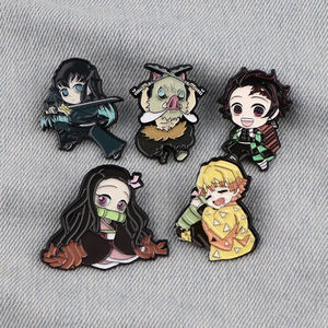 <span class=keywords><strong>5</strong></span> Estilos de Broches de Esmalte de Demon Slayer <span class=keywords><strong>Kimetsu</strong></span> <span class=keywords><strong>No</strong></span> <span class=keywords><strong>Yaiba</strong></span>, Anime Japonés, <span class=keywords><strong>Manga</strong></span>, Lindos, para Mochila, Insignia, Accesorios de Ropa de Dibujos Animados, Regalo - Product Image 6