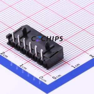 M3025R-1x6P Wire-to-Board Pin Header Bent Lead Through Hole,P=3mm Connector 1x6P 3mm Right Angle Insert 6P - Product Image 2