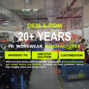 モッアクリル生地ハイビス長袖ポロシャツ,高視認性で安全性の良い作業服反射難燃性 - Product Image 5