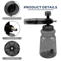 Vente directe usine – Lance à mousse manuelle haute pression en plastique 2000 psi pour lavage auto, pulvérisateur de mousse domestique portatif