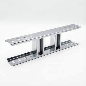 Plateau porte-câbles robuste en <span class=keywords><strong>acier</strong></span> galvanisé à chaud de haute qualité, type échelle, pour câbles industriels de construction – Vente directe usine - Product Image 4