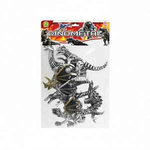 MAZZEO GIOCATTOLI Dinometal Dinosaures Métalliques Fantaisie & Science-Fiction 37x22 Cm Pack pour Enfants de 3 ans et plus Italie - Product Image 2