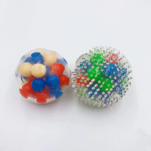 Pelota Antiestrés de TPR Blanca DNA, Pelota de Bolas Pegajosas, Pelota para Apretar, Juguete Promocional de 6CM - Product Image 3