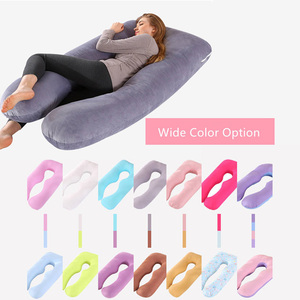 Oeko-Tex Özel Büyük Boy Tam Vücut Göbek Destekli U Şekilli Sırt ve Kalça Ağrısı Giderici Hamilelik Yastığı - Product Image 5