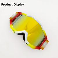 Lunettes de cyclisme unisexes en forme de donut, monture intégrale, coupe-vent, nouveau design tendance, pour le ski et les sports de plein air