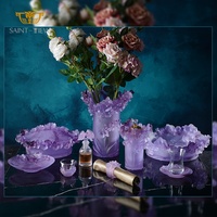 SAINT-vue Design Original cadeaux de mariage à la main en cristal brûleur d'encens Oud encensoir