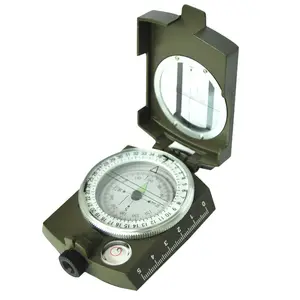 Multifunctional Waterproof Survival Sighting Camping Compass for Navigation Backpacking Orienteering