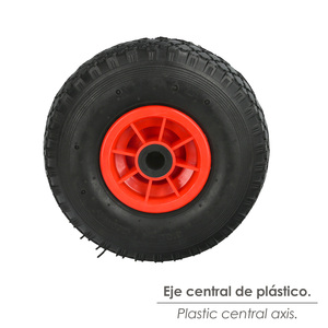 Warehouse Trolley <b>Wheel</b> / Sacks Pneumatic with <b>plastic</b> rim 20 mm. - Product Image 3