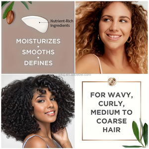 Nhãn hiệu riêng thuần chay Hữu Cơ Curl xác định Kem độ ẩm chuyên sâu xoăn chăm sóc tóc Activator kem cho lượn sóng xoăn thô tóc - Product Image 1