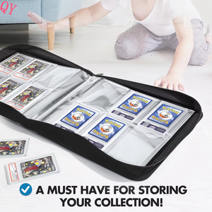 Q Y New Products Hot Sale Graded Card Binder Holds 60 <b>PS</b> a Slabs Premium Trading Card Binder for 6-Pocket Graded Card Binder - Product Image 5