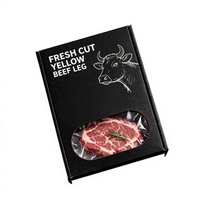 Fresh <b>Cut</b> Beef Premium Tenderloin Rigid Box Gold Foil Logo High-End Food Packaging BSCI FSC Certified - Product Image 4