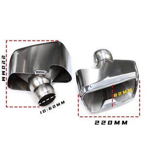 Sypes-Punta de escape de acero inoxidable para BMW, tubo de escape g30G38 MP, <span class=keywords><strong>G31</strong></span>, 525i, 530i, 540i, modificado, difusor de MP, 1 par - Product Image 3
