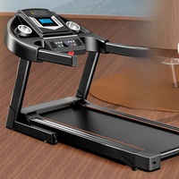 Caminadora Plegable para el Hogar con Ajuste de Velocidad Continuo, Función de Inclinación, Funcionamiento Silencioso, Equipo de Fitness para Interiores