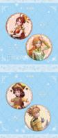 Lot de 40 boîtes en gros Zhiqutongnian Starcard Dream Girls Série badges « Dreamweaver » Série 1 Boîte mystère de figurines de collection