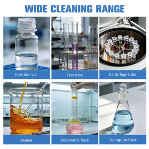 रूईइससी CTLW-200A बोतल वाशिंग मशीन, प्रयोगशाला छोटे परीक्षण ट्यूब बीकर संस्कृति पोत की बोतल हीटिंग और सफाई उपकरण - Product Image 4