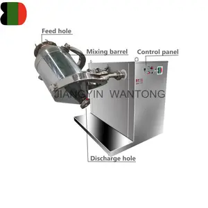 SYH 3d petit mélangeur de poudre sèche pour machine d'équipement de mélange de produits chimiques d'herbes