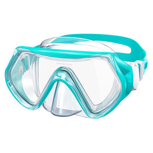 XIALE temizle vizyon tüplü dalış maskesi anti-sis cam lensler silikon etek ekipmanları ile sualtı dalış XALE - Product Image 6