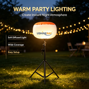 Inflatable Construction Site Lighting 240w Ip54 Balloon <b>Work</b> <b>Light</b> Mobile <b>Light</b> Tower Easy Quick Setup Convenient For Minings - Product Image 5