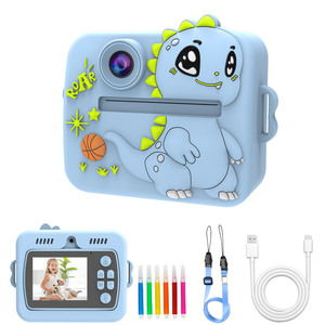 X7d Hai Ống Kính Unicorn Trẻ Em Ngay Lập Tức In Máy Ảnh Selfie Trẻ Em Máy Ảnh 2.4 'Màn Hình 1080P Nhiệt Ngay Lập Tức In Máy Ảnh Quà Tặng Toddle Đồ Chơi - Product Image 4