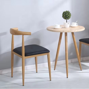 <span class=keywords><strong>Chaise</strong></span> minimaliste moderne en <span class=keywords><strong>fer</strong></span> <span class=keywords><strong>forgé</strong></span> pour salle à manger et chambre à coucher Tabouret à dossier en métal avec mobilier de maison - Product Image 2