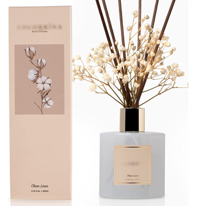 Otras fragancias y desodorantes Fabricantes de difusores de caña Difusor de caña de aroma moderno Mini difusor de caña de vidrio de 100ml de Turquía - Product Image 2