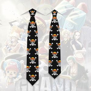Corbata de Anime con Logo del Barco de One Piece, Monkey D. Luffy, Diseño de Calavera, para Cosplay, Hombres y Mujeres, Accesorio de Disfraz, Regalo de Navidad - Product Image 1