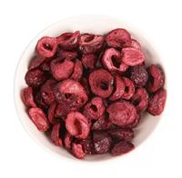 Groothandel Professionele Vriesgedroogde Kersen Zoetzure Ge conserveerde Snack Bulk Instant Fruit FD Kersen Ge conserveerd Water