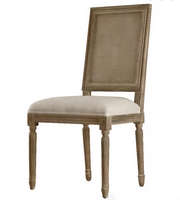 Chaise de salle à manger moderne de style provincial français, très vendue, en bois, pour salon