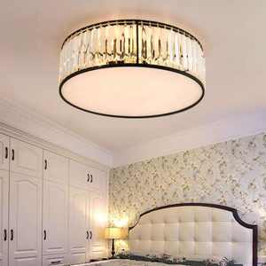 Nouveau Style simple plafonnier or moderne Style nordique or noir circulaire luxe cristal plafonniers - Product Image 5