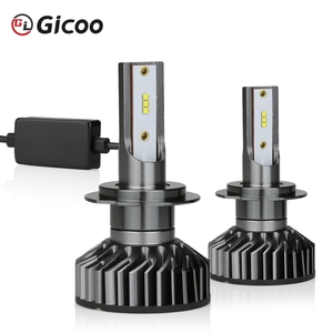 Phare LED Gicoo F2 H7 9005 H1 H8 H9 H11 HB3 HB4 H4 pour voiture, ampoule avant puissante 6000K 60W 12000LM, feu antibrouillard turbo - Product Image 6