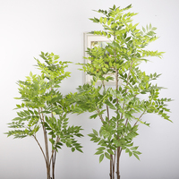 Arbres artificiels au toucher réel pour la maison, l'hôtel, le mariage Plante artificielle Arbre vert en pot pour la décoration intérieure et extérieure