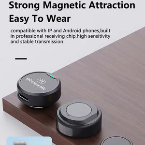 Zoom M1 2,4G Micrófono Lavalier de solapa inalámbrico Micrófonos de botón redondo profesional para Vlog Youtube - Product Image 5