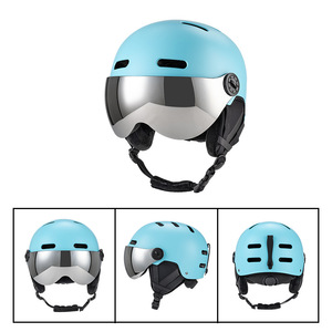 หมวกกันน็อคสกีสโนว์บอร์ด OEM พร้อมไฟวิเซอร์ วัสดุ ABS+EPS สำหรับเล่นฟรีสไตล์ - Product Image 6
