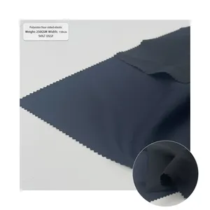 Tissu élastique sergé à quatre côtés tissu de pantalon de mode élastique diagonale britannique tissu serge