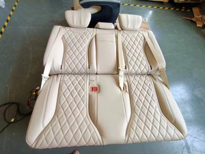 Asiento aerodinámico personalizado de fábrica de China, asiento de Banco de lujo para Benz <span class=keywords><strong>Vito</strong></span> V Class Sprinter Auto trasero de tres asientos <span class=keywords><strong>Camper</strong></span> Van sofá <span class=keywords><strong>cama</strong></span> - Product Image 6