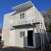 Casa Modular Prefabricada Plegable Resistente al Viento, Tipo X Z, de Instalación Rápida, Casa Contenedor Plegable Prefabricada Pequeña