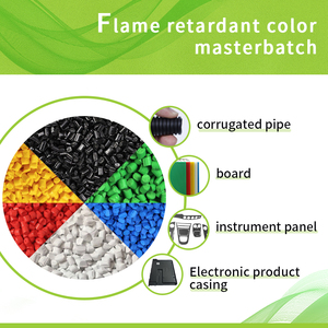 PE PP PS ABS 필름용 내화 컬러 마스터 배치 과립 블로우 몰딩 사출 압출 고가시성 제품 - Product Image 2