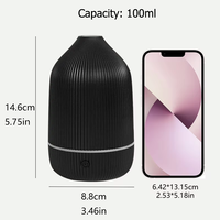 Diffuseur d'huiles essentielles électrique pour la maison, diffuseur d'arômes ultrasonique, machine à parfum d'ambiance, humidificateur avec lumière de 7 couleurs