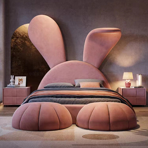 <span class=keywords><strong>Letti</strong></span> Moderni <span class=keywords><strong>Singoli</strong></span> per Bambini, Mobili Imbottiti, Letto Principessa per Bambine - Product Image 4