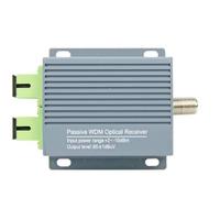 Récepteur optique HONDAO 1200 MHz 2600 MHz FTTH CATV Mini 2 sorties RF avec WDM pour utilisation en ingénierie
