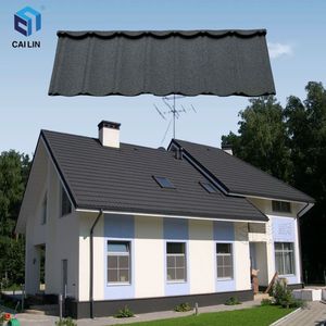 Tuile de toiture résistante au vent et au feu, faible entretien, imperméable, pour zones à fortes précipitations - Product Image 1