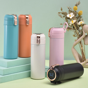 Smart 304 Stainless Steel Flip Top Cup Double Layer Vacuum Insulated Portable Travel Mug - Product Image 2