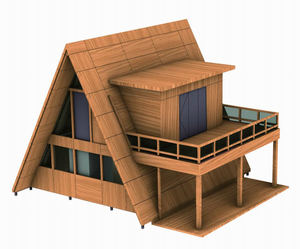 Modular Hiện Đại Trung Quốc thép container nhà thiết kế độc đáo làng tam giác Kit nhà thép sang trọng - Product Image 5