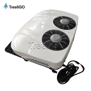 Ventilateur double ultra-mince 12V/24V DC, climatiseur de toit 2000W, refroidisseur d'air de stationnement rouge/blanc 16-75A pour camion lourd et fourgonnette EAC002.55, EAC002 - Product Image 5