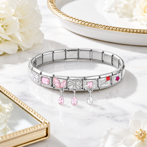 Conectores de Pulsera Delicados y Elegantes con Detalles de Diamantes, Componentes de Joyería para Anillos, Collares y Colgantes DIY - Product Image 4