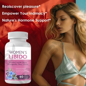 Cápsulas de Vitalidad y Estímulo de la Libido Femenina, Marca Privada JBY OEM, Suplemento Natural con Maca y Ashwagandha para Mejorar el Estado de Ánimo Femenino - Product Image 3