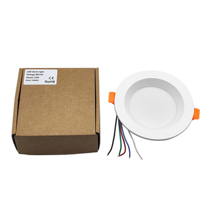 12V 24V RGB RGBW RGBWW COB 6W Trou de découpe 70-80mm Led Smart Downlight Led Plafonnier Spot - Product Image 5