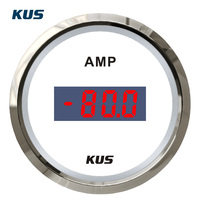 Jauge d'ampèremètre KUS SEA-V Series 52 mm, jauges automobiles 12 V/24 V pour bateau universel