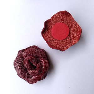 Parches de Flores de Cristal de Lujo en 3D, Diseño Popular, 7.5 cm, Brillantes, Coloridos, Apliques de Flores de Rosa para Broches - Product Image 6